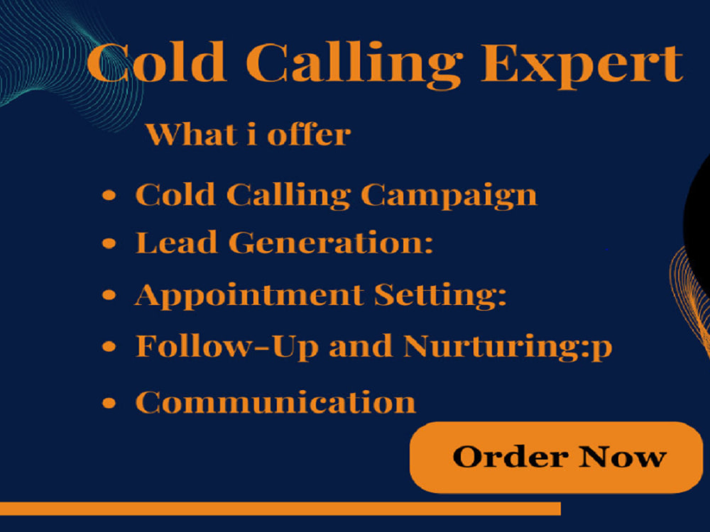 Professional cold calling. B2B and B2C, cold caller and appointment