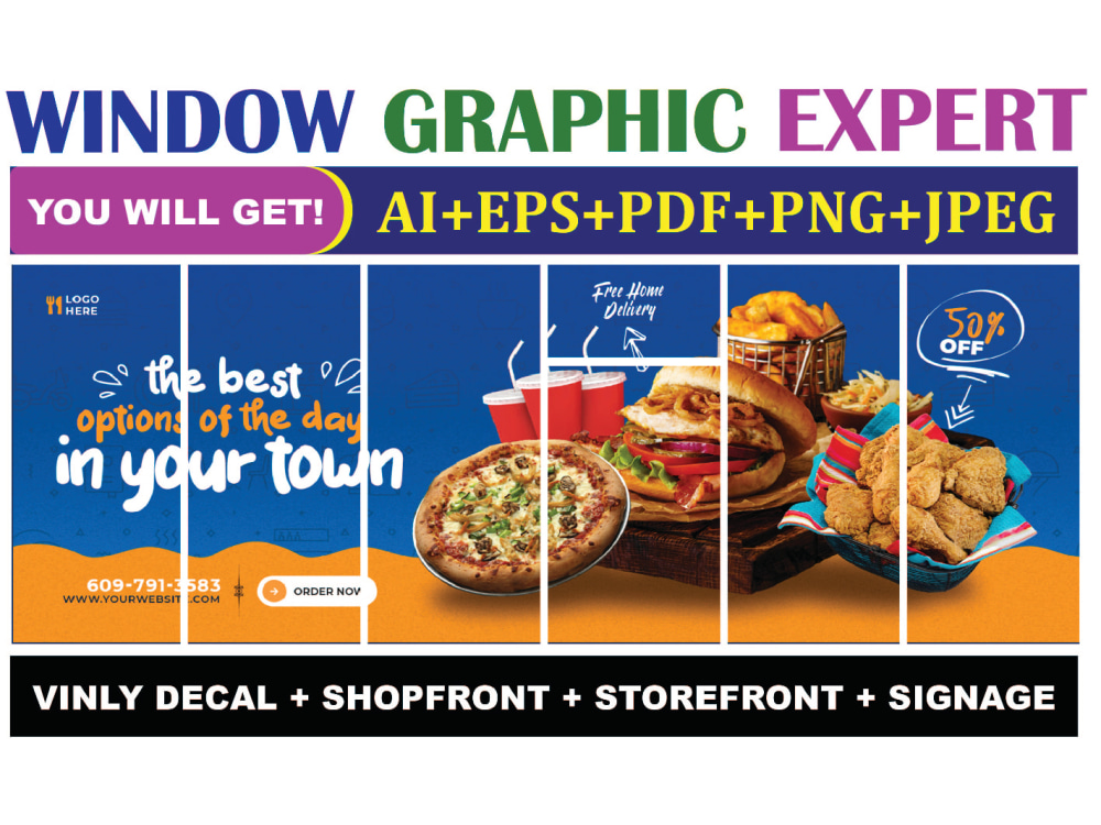 Outstanding shopfront or storefront window graphics Upwork