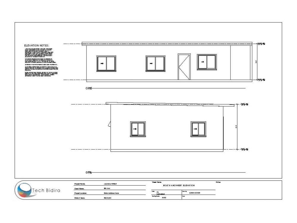 ADU permit drawings, architectural blueprints in Chief Architect Upwork