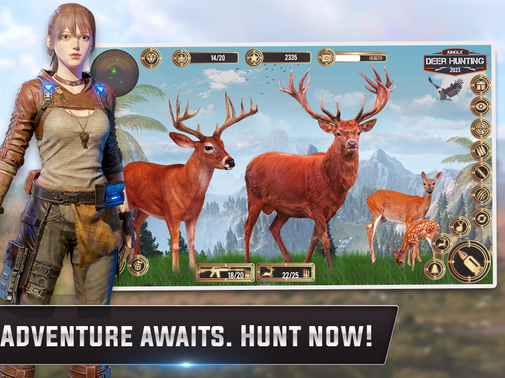 Deer Hunting Mobile Game developed in Unity 3D Upwork