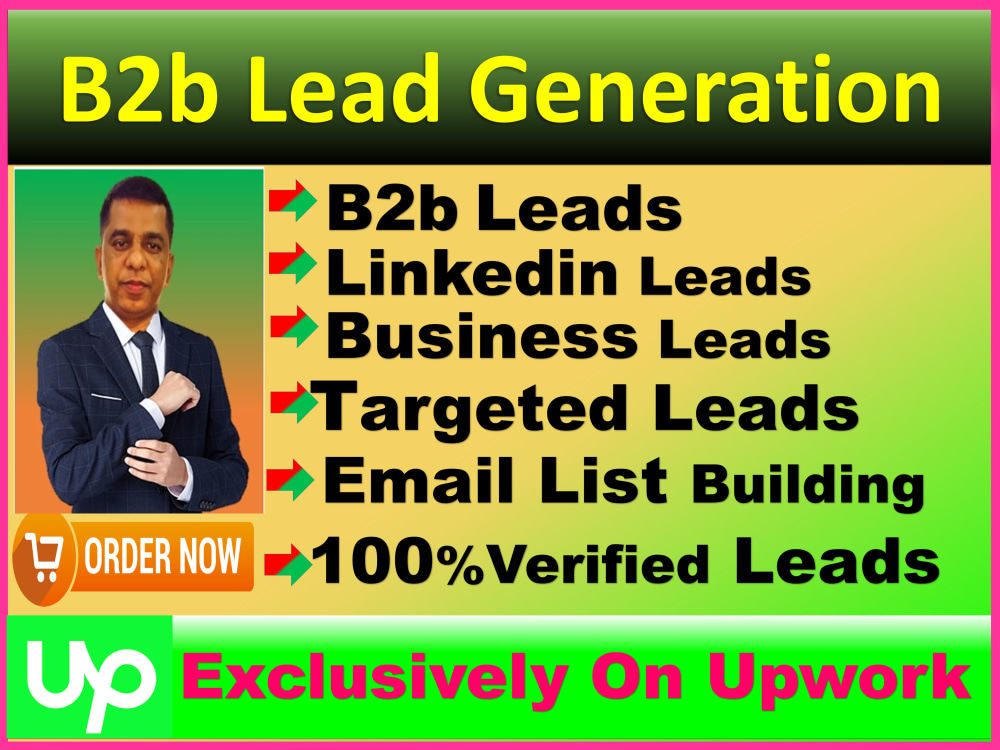 B2b Lead Generation, Data Entry, web and LinkedIn Research for business ...