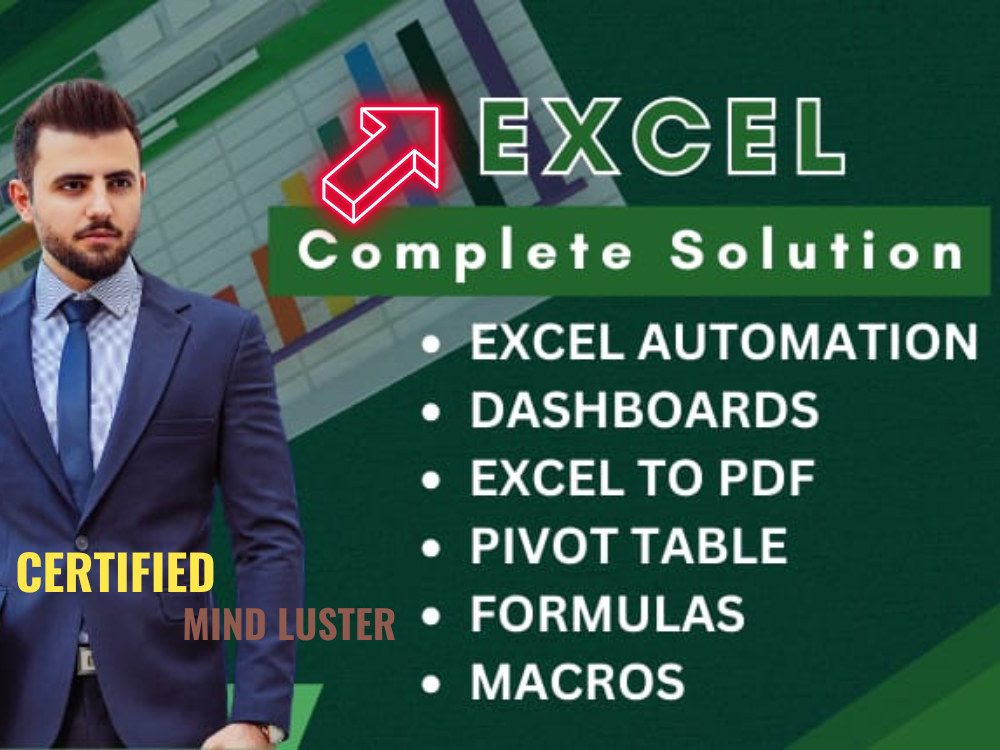 Automation in, Excel VBA, Macros, Pivot Tables, Dashboards & Google