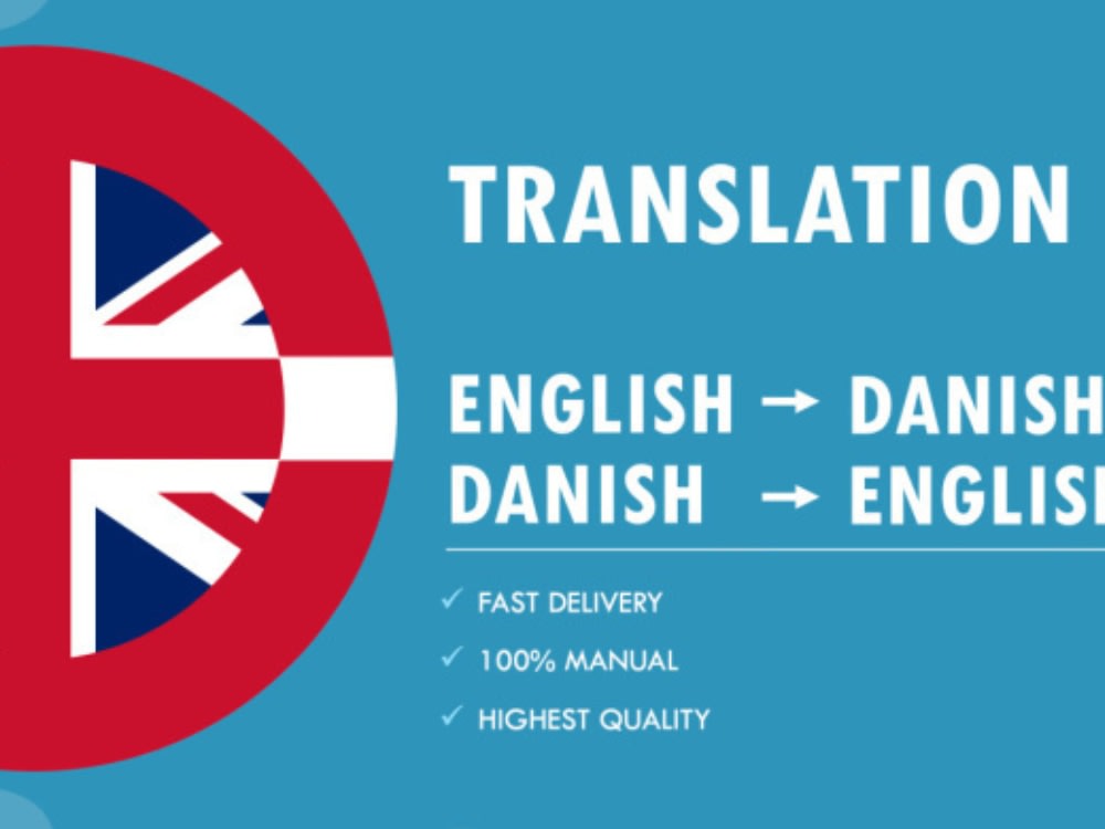A native English to Danish translation Upwork