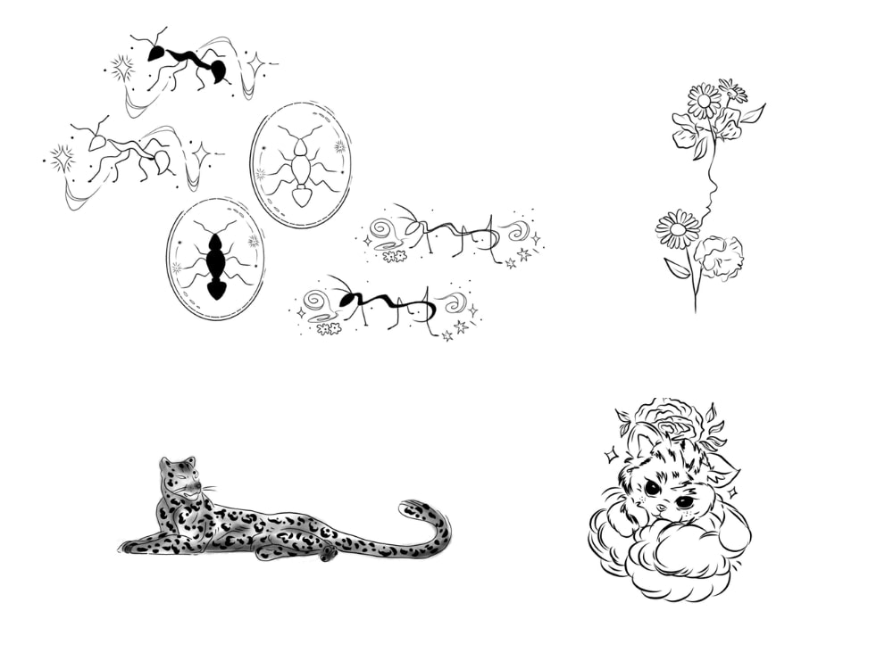 A fine line tattoo design | Upwork