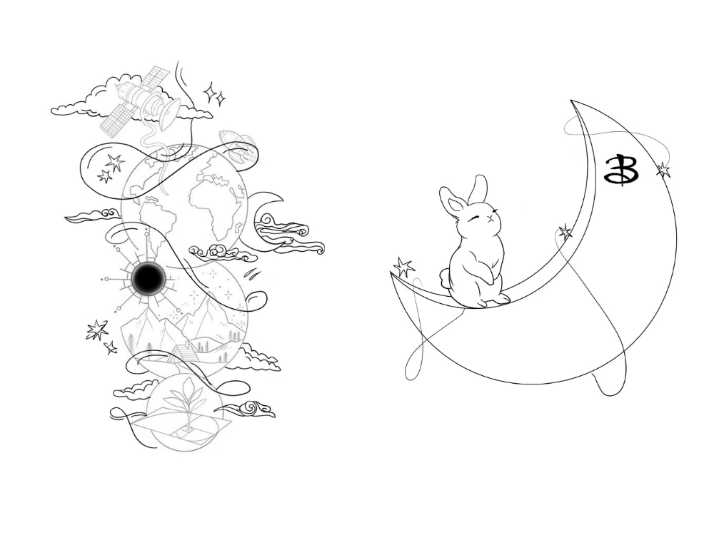 A fine line tattoo design | Upwork
