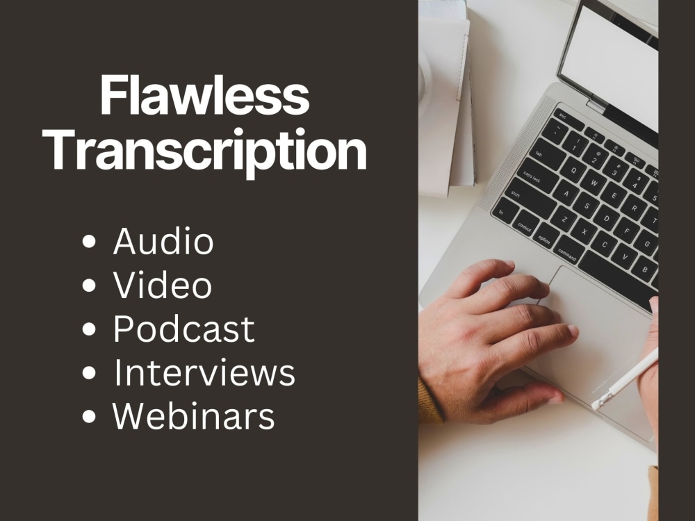 Accurate transcripts for any english video or audio | Upwork