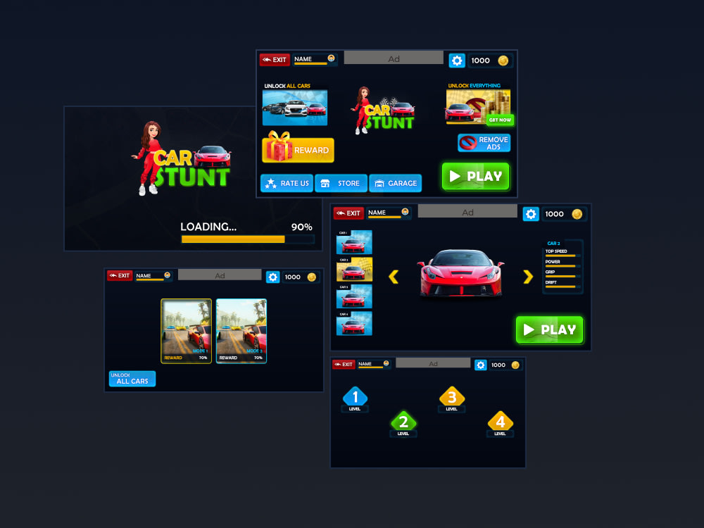 Ux Ui Design Of The Games Upwork Ux Ui Design Of The Games Upwork