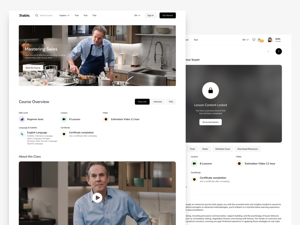 A Sales Training Platform with a Stunning Adaptive UI/UX Design | Figma ...