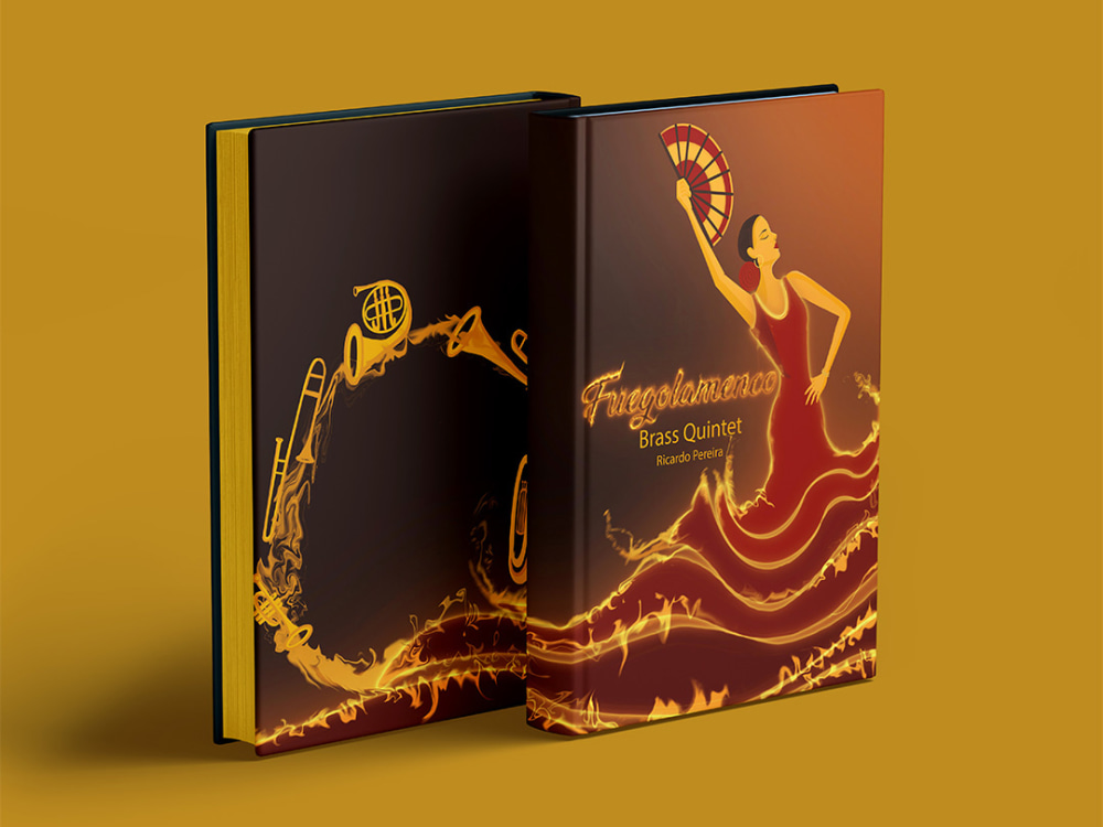 A fantastic handdrawn book cover Upwork