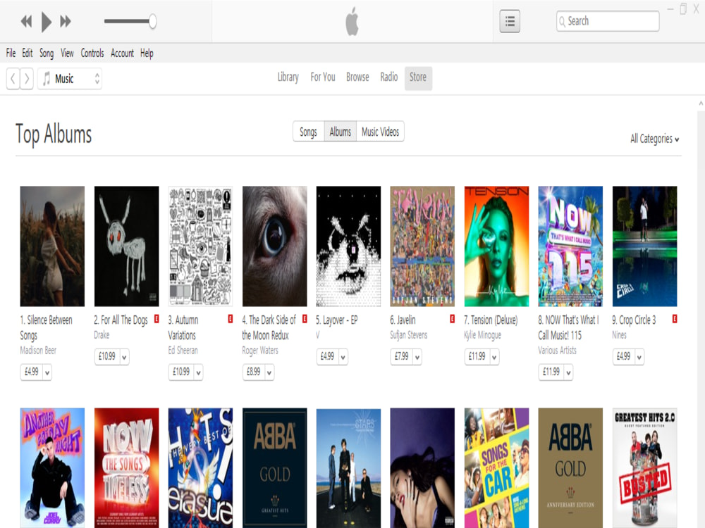 Increased sales and rank on the most popular iTunes Charts in the World