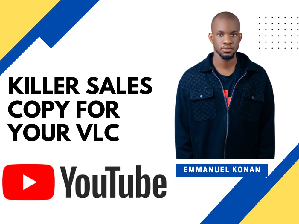 Sales copywriting for your vsl or sales copy as your copywriter Upwork