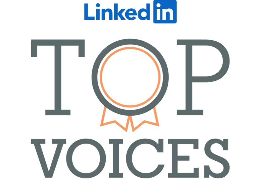 LinkedIn Top Voice badge in your field through collaborative articles