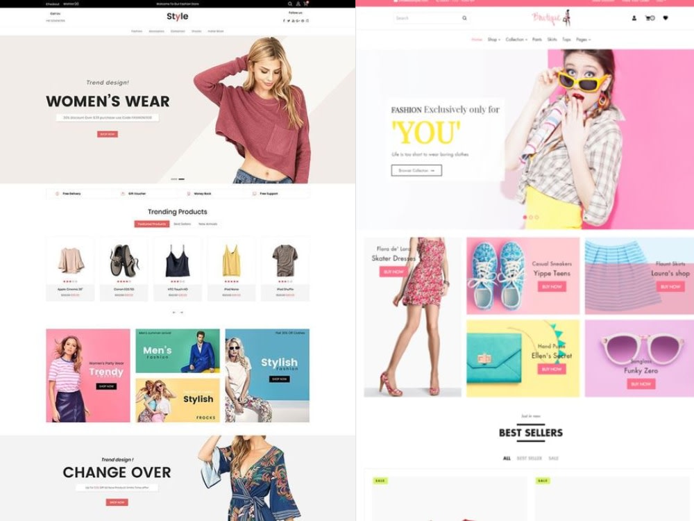 20 Best Website Builder For Online Clothing Stores 2024 - Colorlib