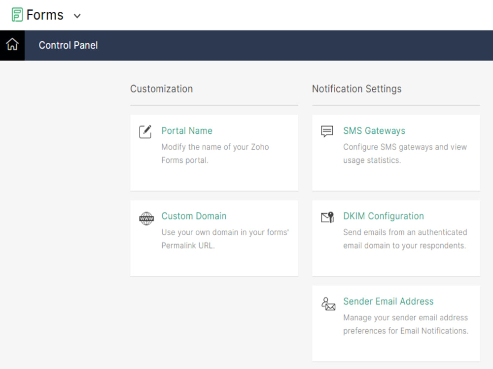Setup Zoho forms, zoho creator Upwork