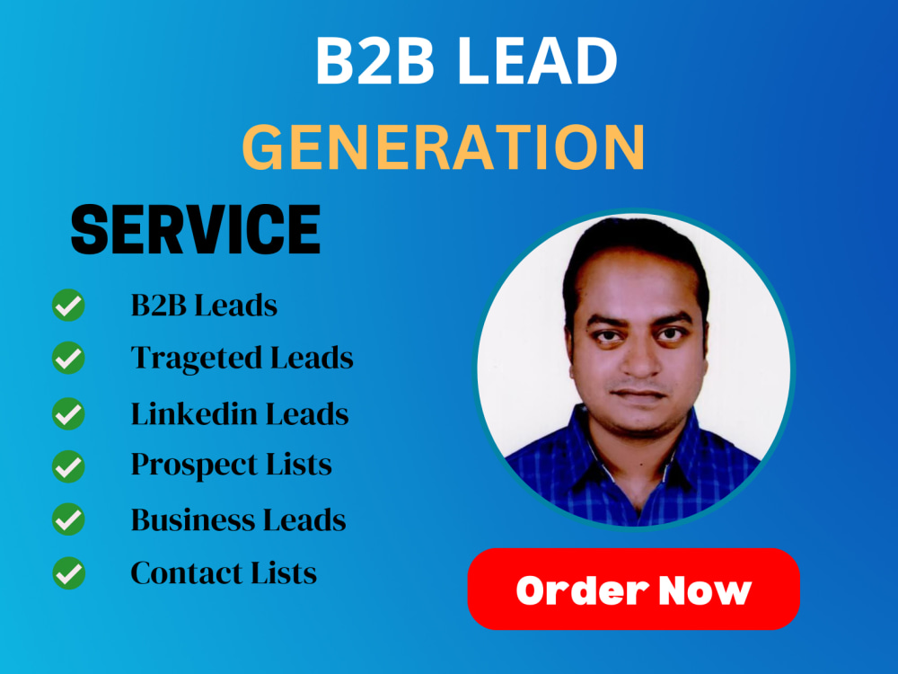 B2B Lead Generation for your targeted niches Upwork