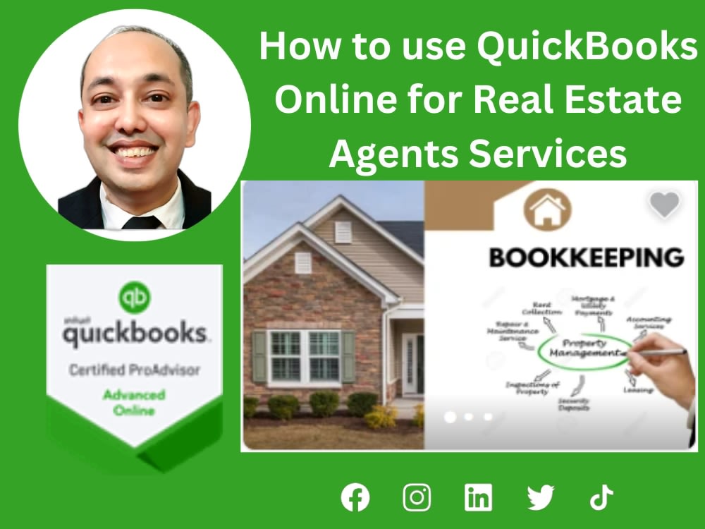 QuickBooks Online setup and bookkeeping for real estate business Upwork