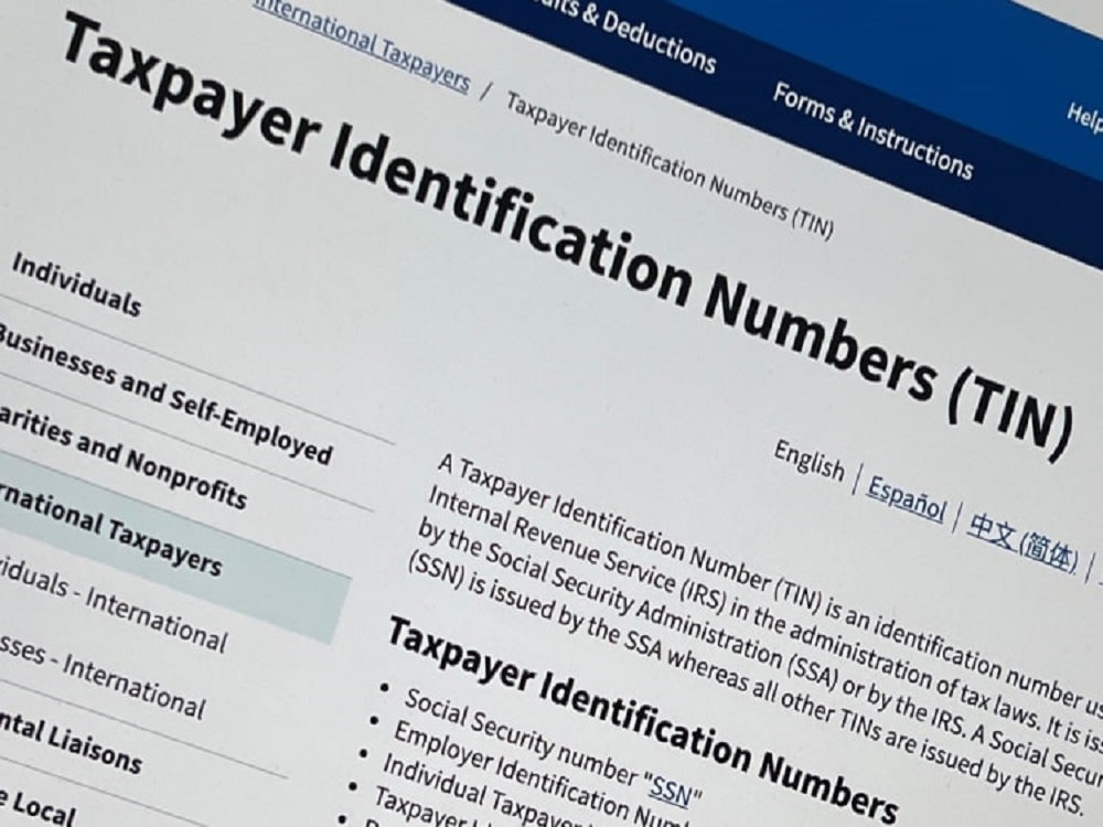 Individual Tax Identification Number Itin For You As Caa Upwork 2591