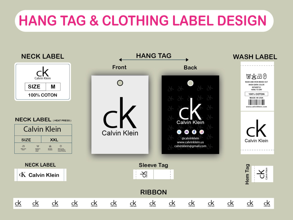 Custom Hang Tag, Neck Label, Garment Tag, and Price Tag | Upwork