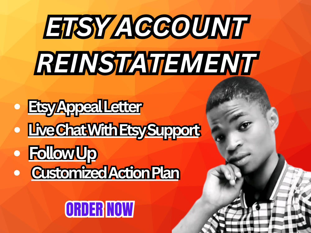 Etsy store reinstatement, etsy suspension removal & etsy appeal letter Upwork