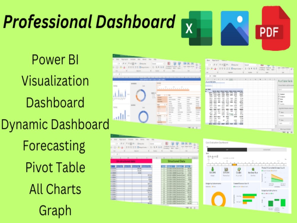 Graphical Representations, Charts, Pivot Tables, and Dashboards in ...