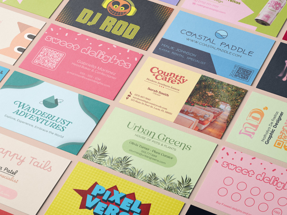 A Unique and Custom Business Card Design Upwork