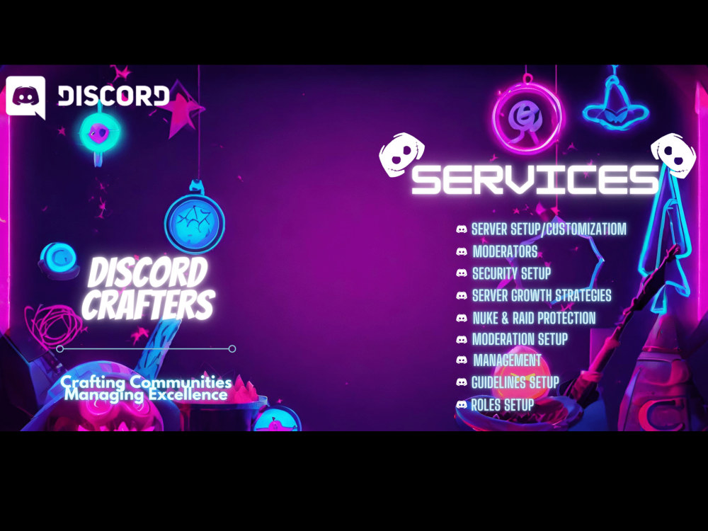 I will setup gaming, nft, or anime discord server for $40, freelancer  fxepro (fxepro) – Kwork