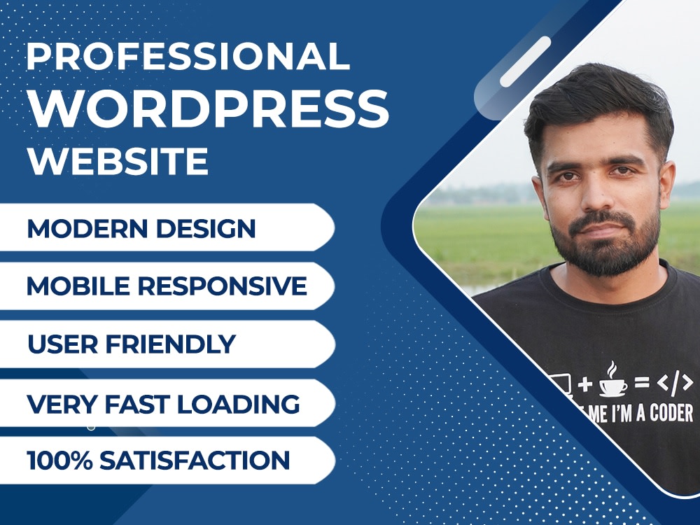 Custom, Modern, Professional and Responsive WordPress Website | Upwork