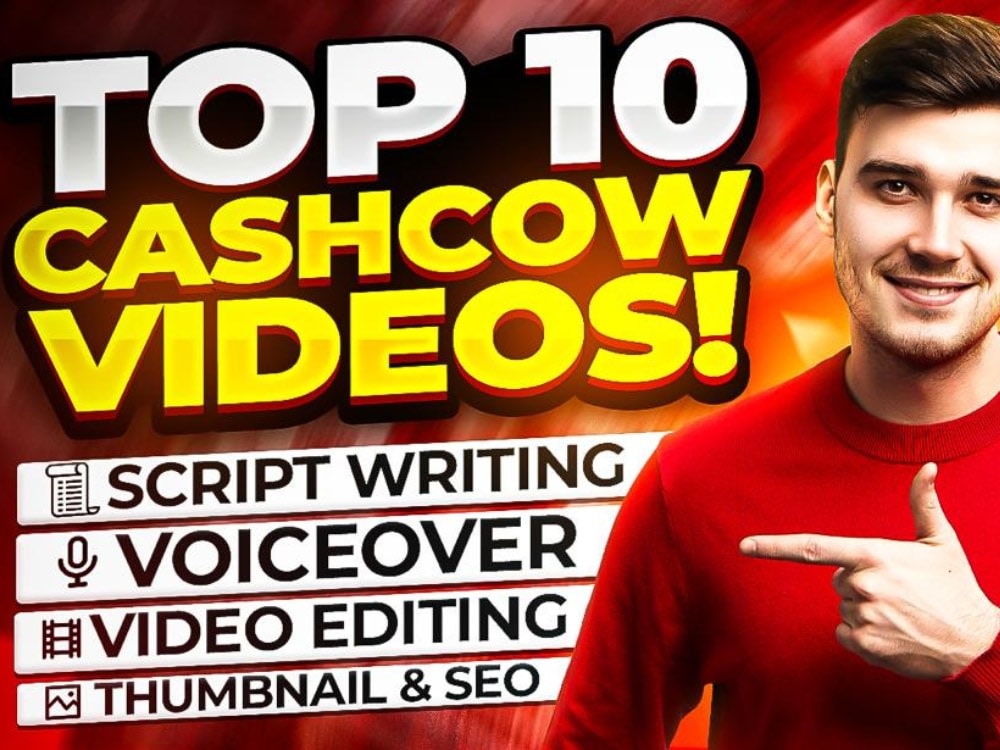 A professional  cashcow video, Automation, Top 10 videos