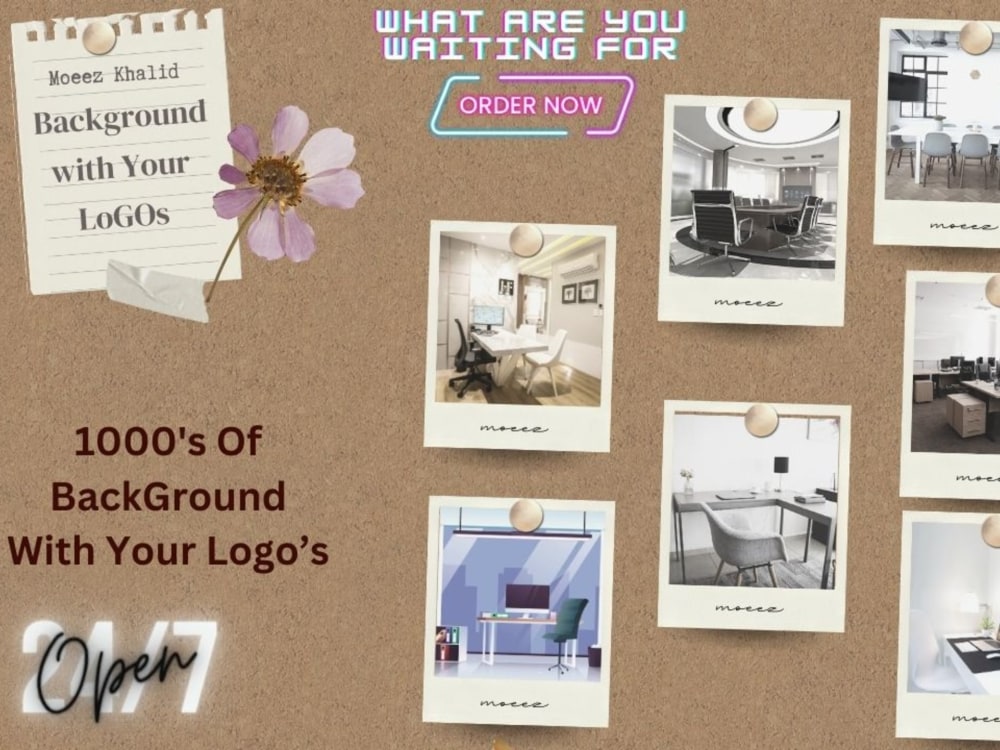 Woaiting Customize Your Own Design Text, Photos, Image Logo Design