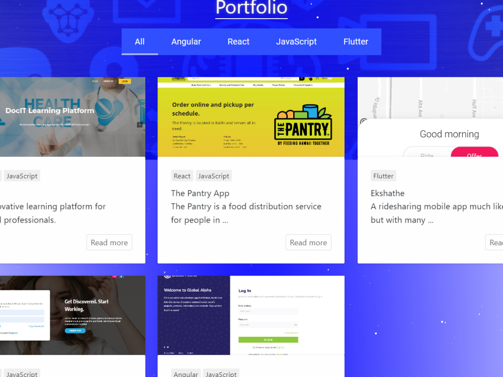 A portfolio website to showcase you or your company. | Upwork