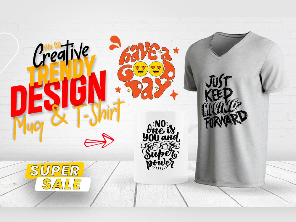 PODbazi: Tshirt Product Design - Design product (T-shirt, Mug, Bag