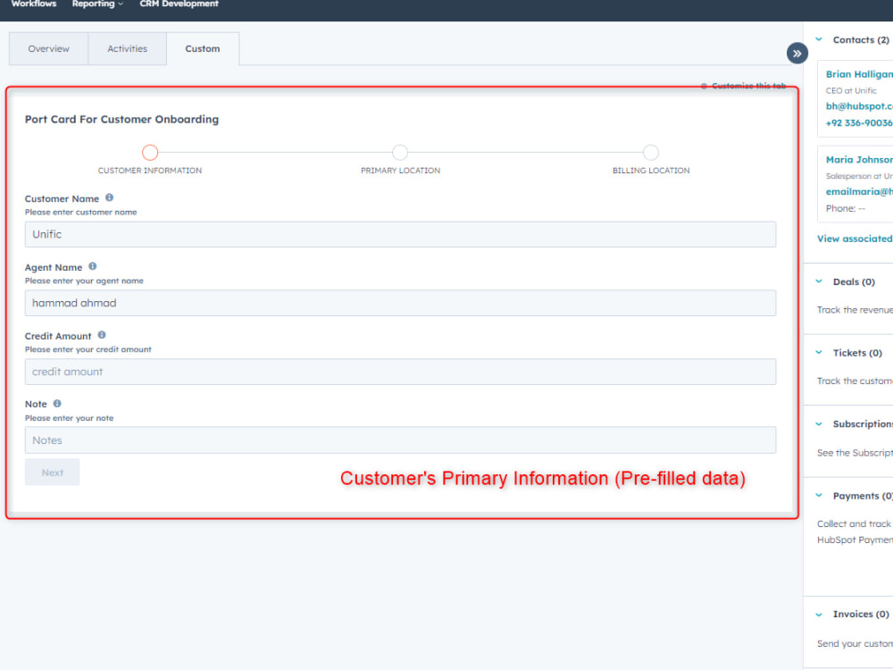 HubSpot CRM Cards for your Sales Hub Enterprise Account Upwork