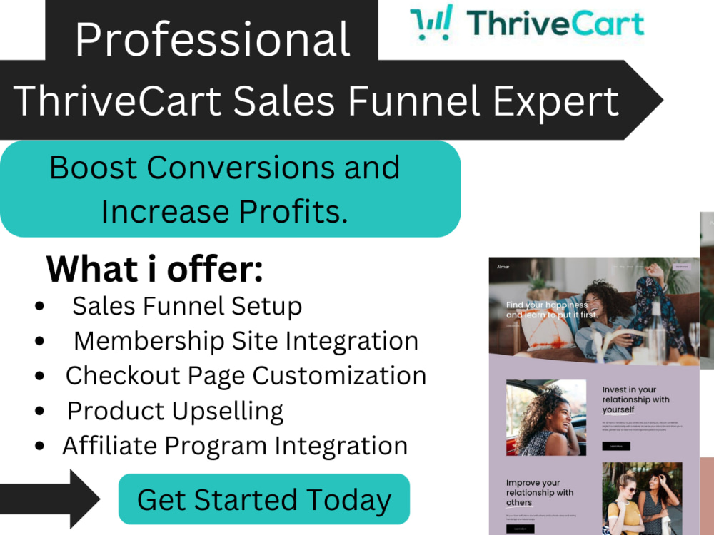 An Effective ThriveCart funnel. Upwork