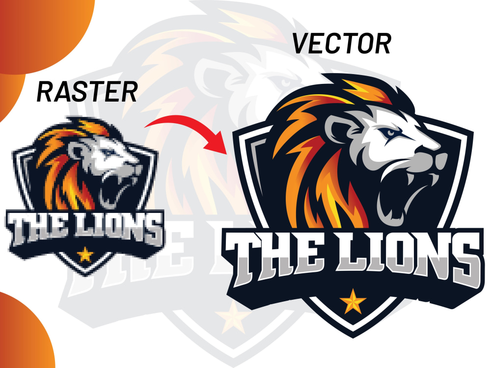 Do your raster logo convert to vector perfectly | Upwork