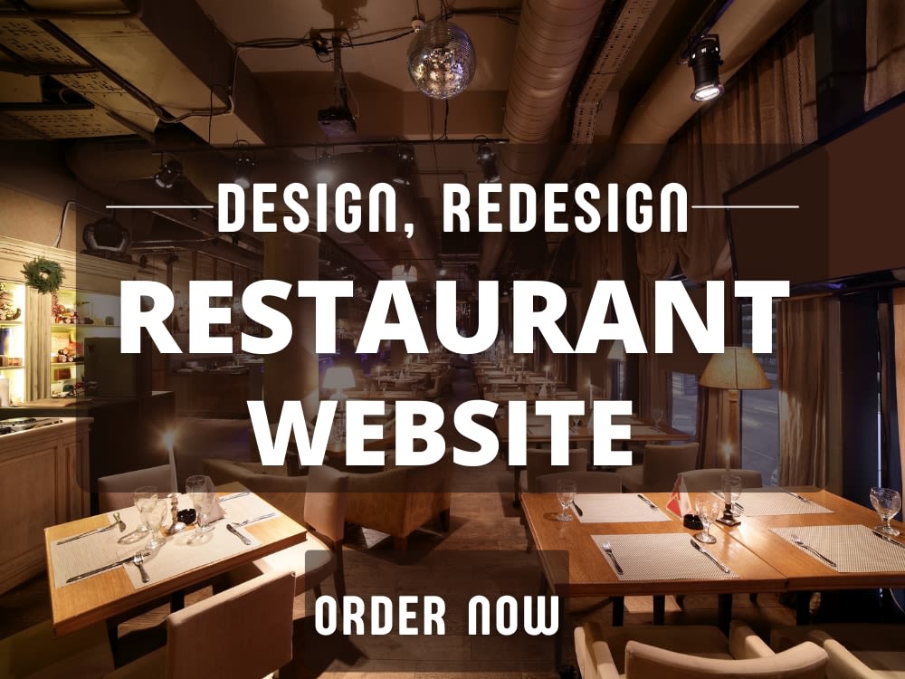 Custom restaurant website design with an online food ordering system