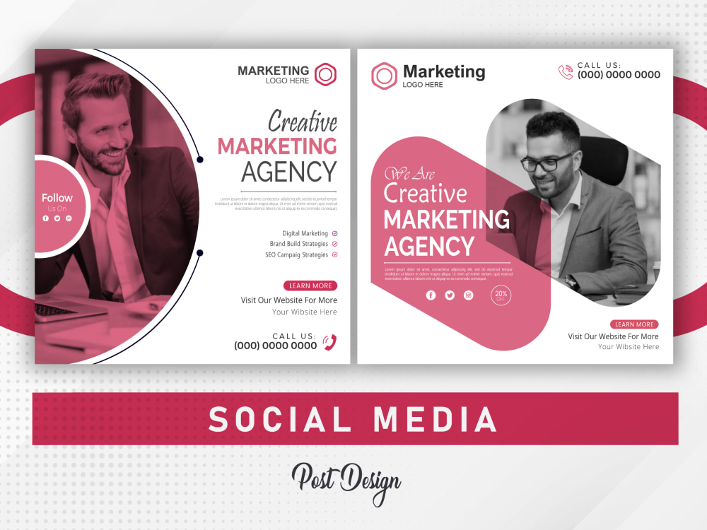 A Corporate Social Media Post Design For Your Business, 51% OFF