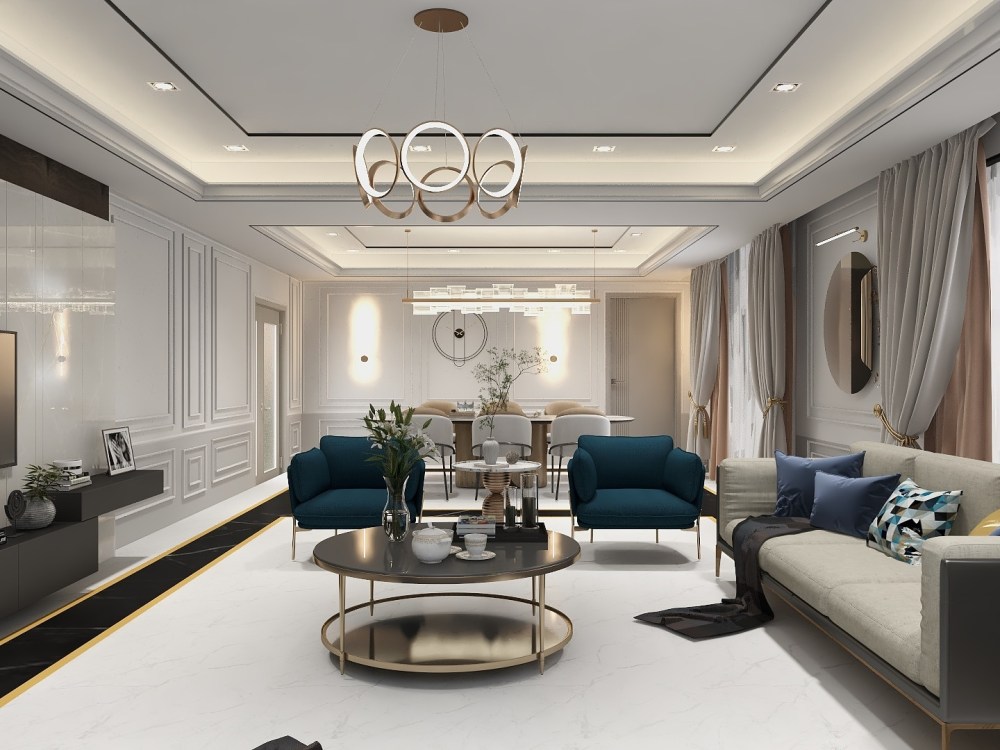 A very well designed spaces with custom made builtin furnitures Upwork