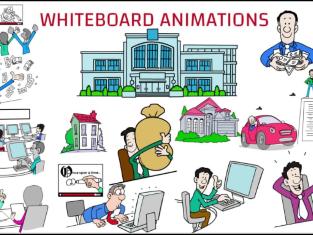 A whiteboard animation explainer video Upwork