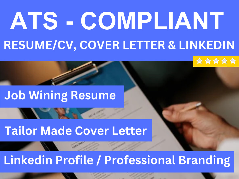 ATS Resume writing/CV, Cover Letter, LinkedIn by Professional Resume ...
