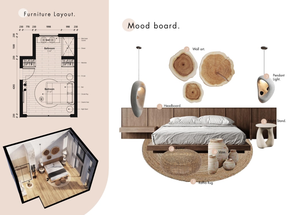 A 3D rendering for exterior and interior design | Upwork