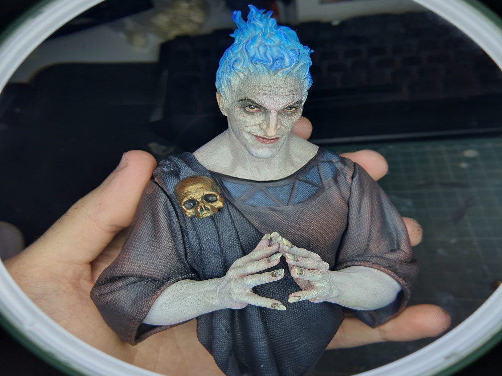 A 3d printable character model in stl file and realistic sculpting ...