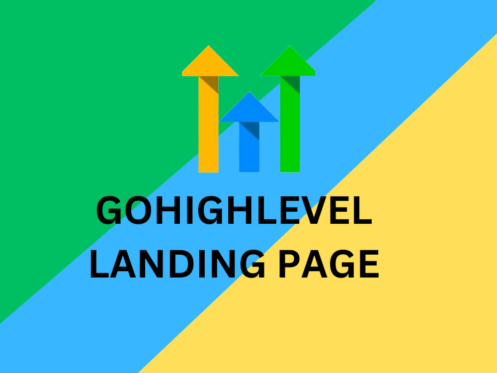 A highly converting and responsive Gohighlevel Landing Page Design Upwork