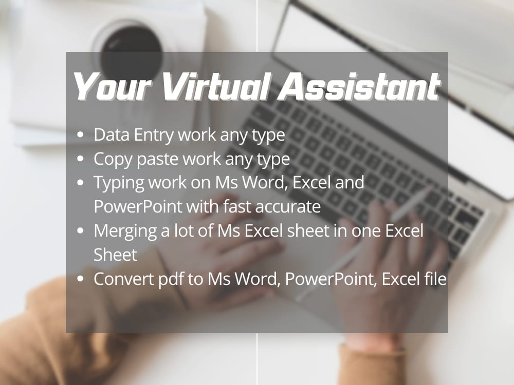 An Affordable Data Entry, Typing, Copy-Paste & Excel Spreadsheet