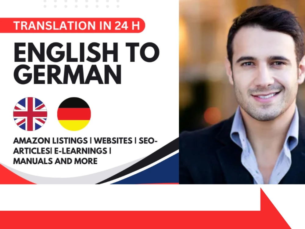 Deliver a perfect EnglishtoGerman translation within 24h Upwork