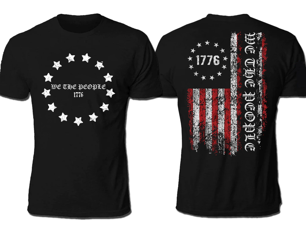 We the people 1776 patriotic flag design | Upwork