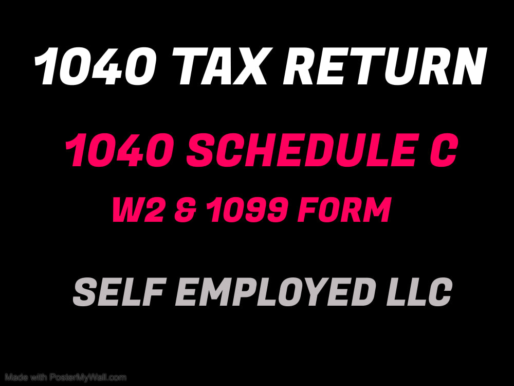 1040 tax return form, schedule c form for profit and loss and