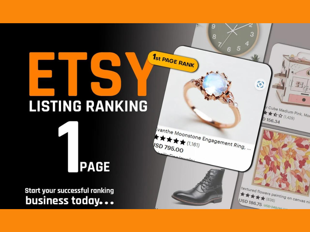 A Creative Etsy Shop Setup and Ranking To First Page Upwork