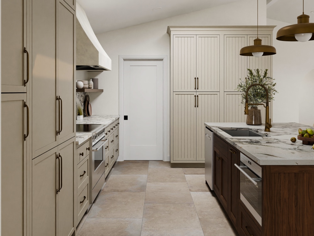 A fantastic kitchen design/rendering with Floorplan | Upwork