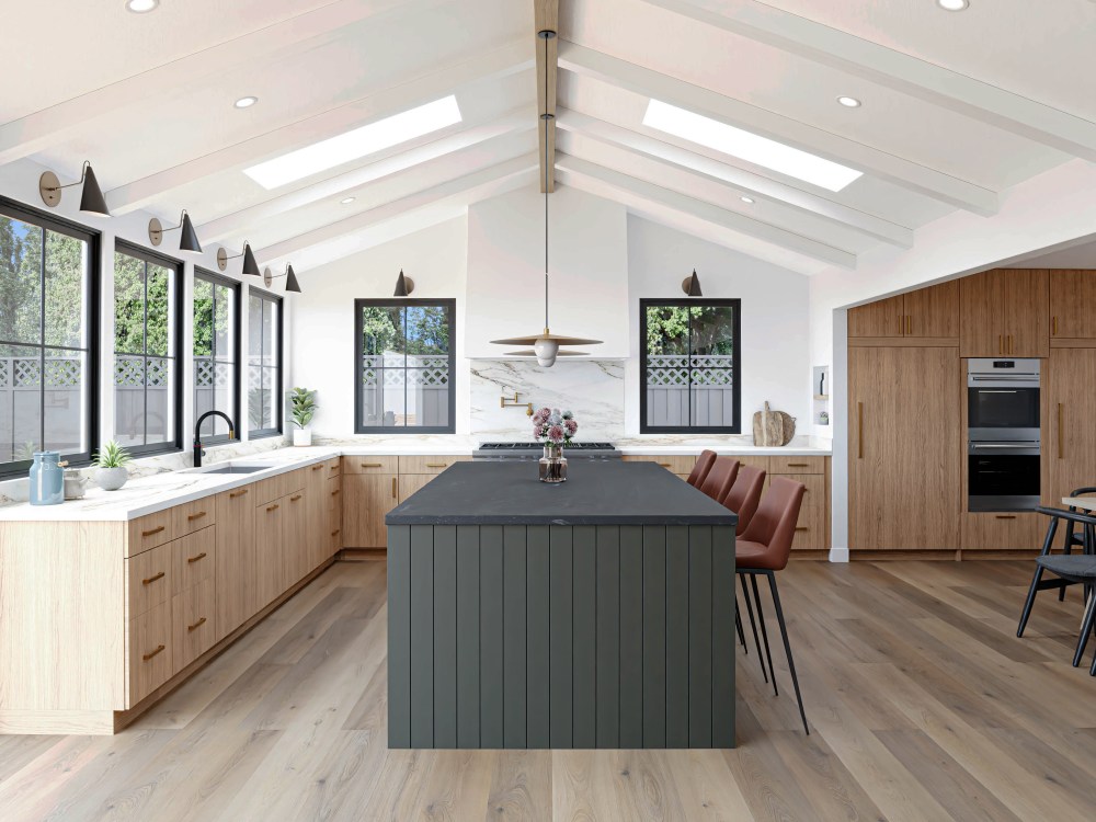 A fantastic kitchen design/rendering with Floorplan | Upwork