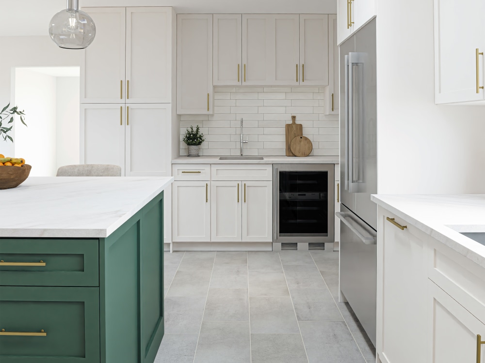 A fantastic kitchen design/rendering with Floorplan | Upwork